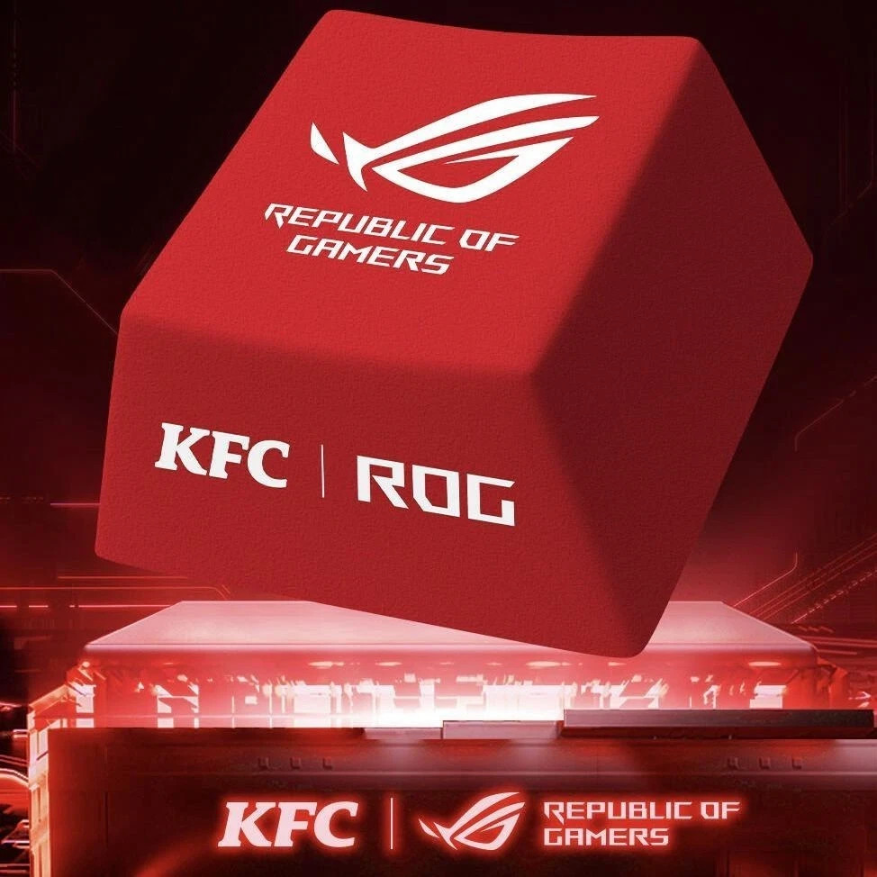 2025 KFC ROG Keyboard KeyCap Replace Completed Set 6 PCS NIP