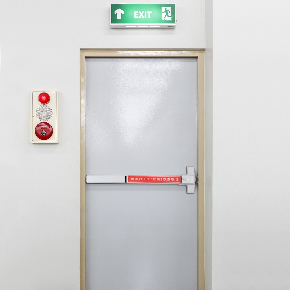 Door Push Bar Panic Exit Device Lock Hardware Latches Commercial 65CM