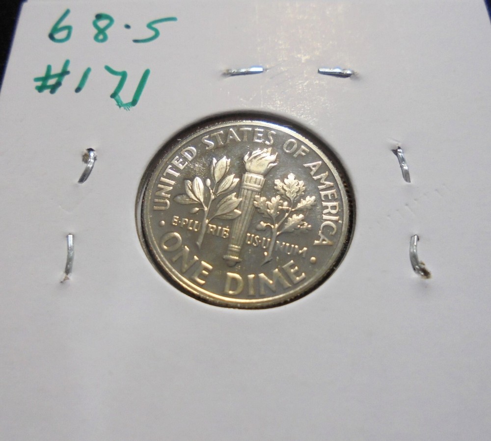 Nice 1968 s Proof Roosevelt Dime #171 From a Proof Set