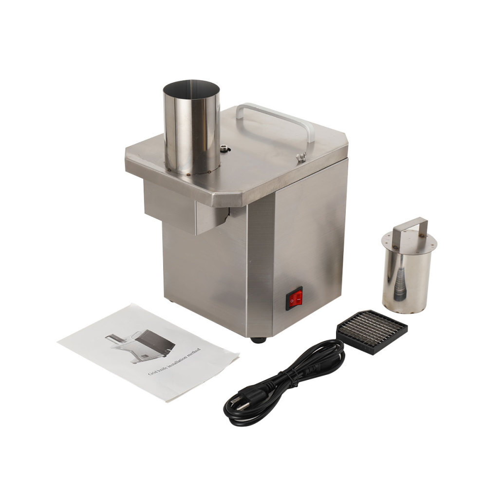 110V Automatic Dicer Manual Dicing Machine Electric Vegetable Chopper Commercial