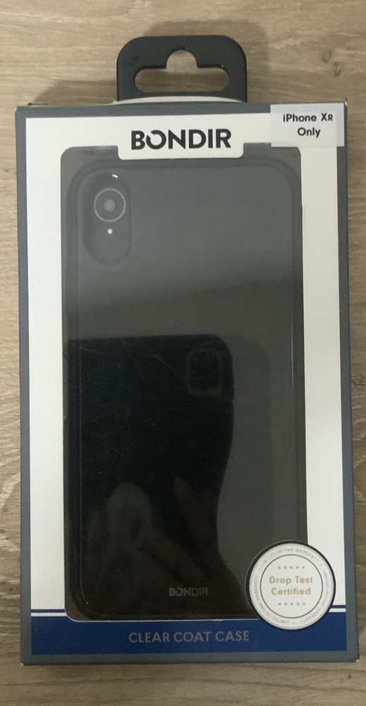 📀 Bondir Clear Coat Black Case - For iPhone XR