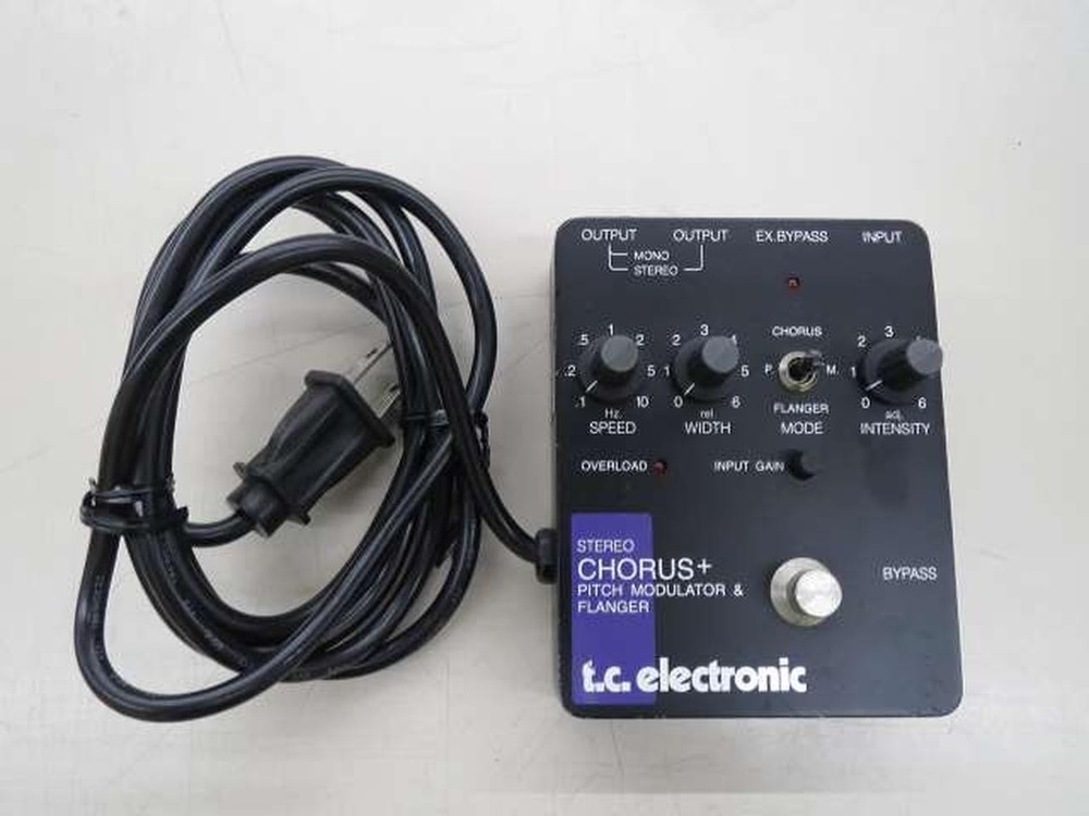 TC Electronic Stereo Chorus Plus Guitar Effects Pedal Used