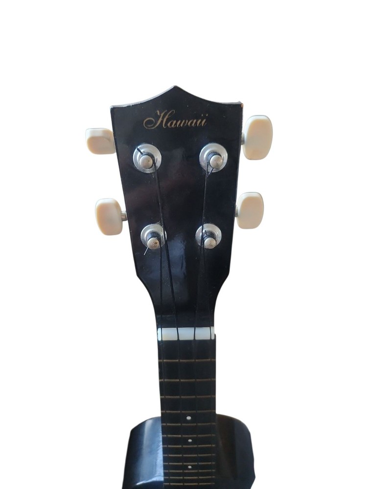 [Super Rare] Hawaii Design Ukulele Black Sea Turtle Pattern 4 Strings for