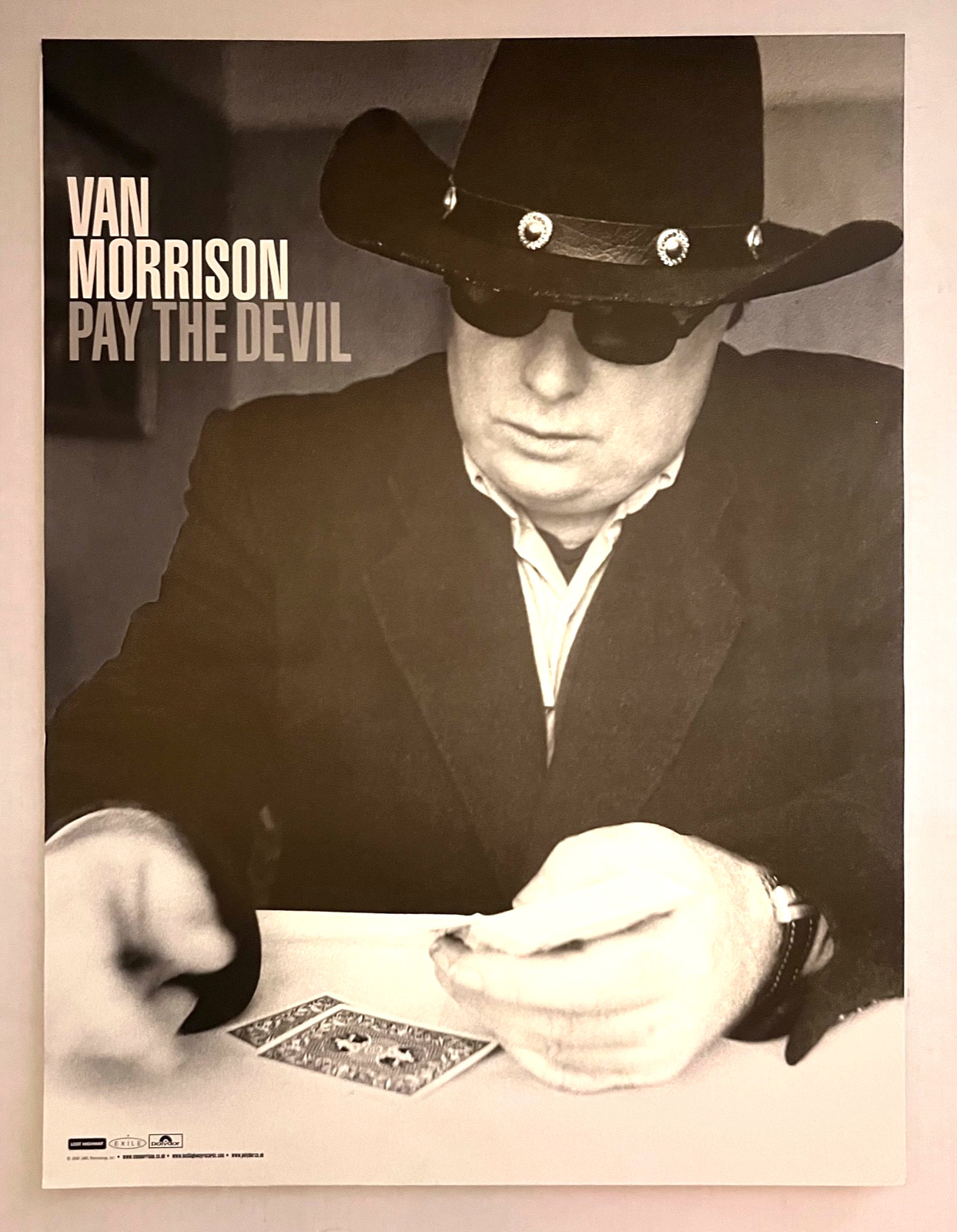 Van Morrison: Pay The Devil album poster - 18"x24" - New - 2006