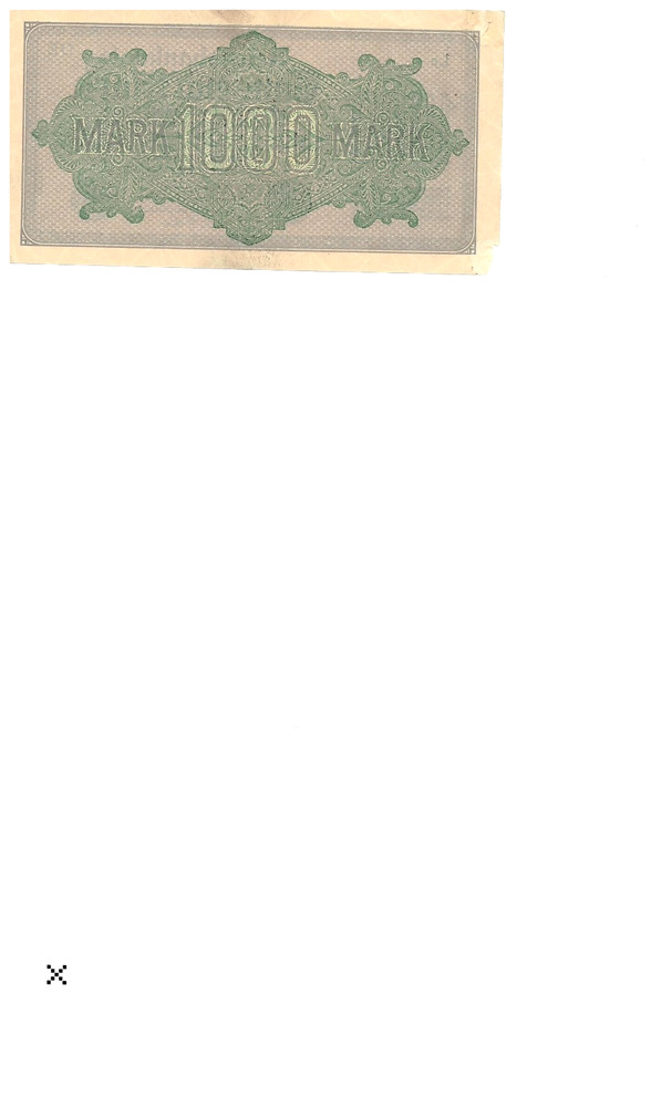 GERMAN 1000 MARKS BANKNOTE 1922