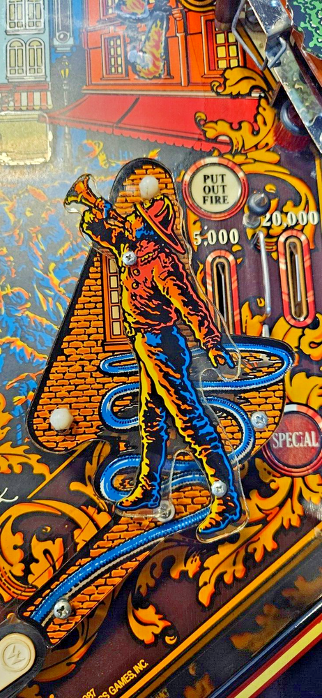 Fire! Pinball Machine Williams (1987) - 3527