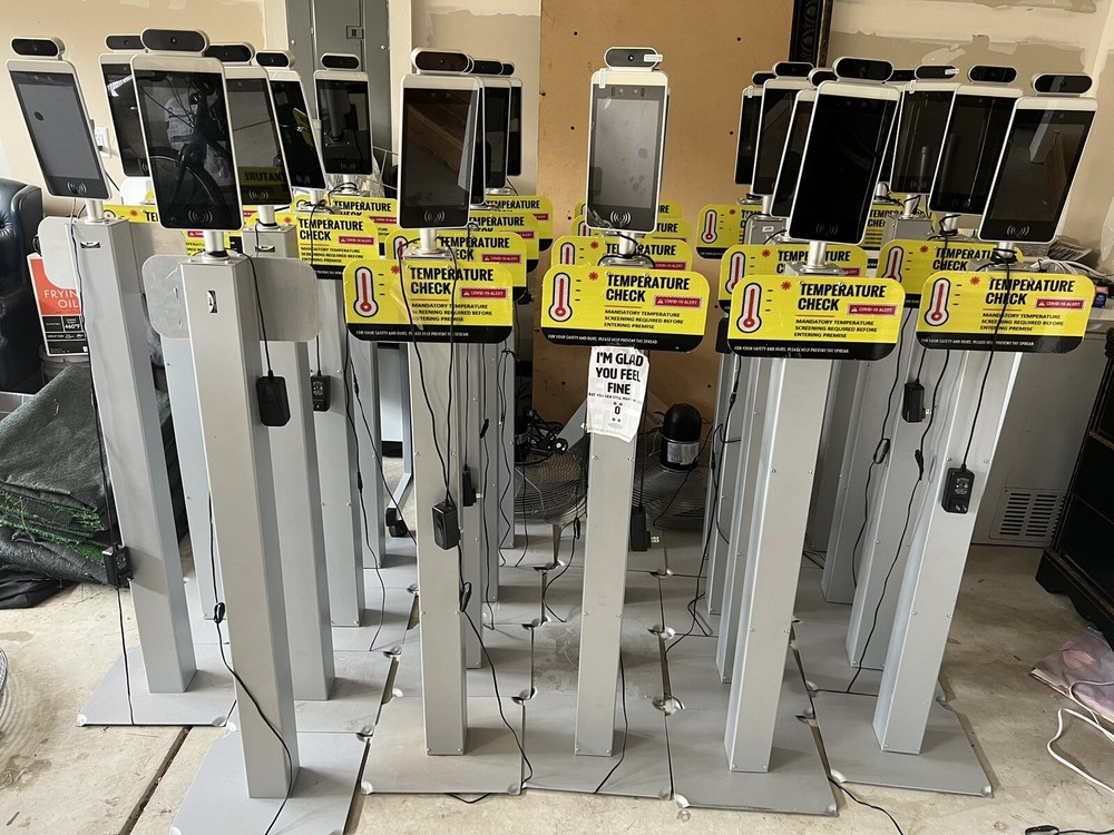 Temperature Screening Kiosk with Access Control & Face Recognition - With Stand