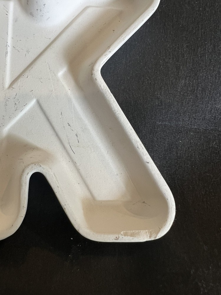 earthenware crafting letter k - ceramic