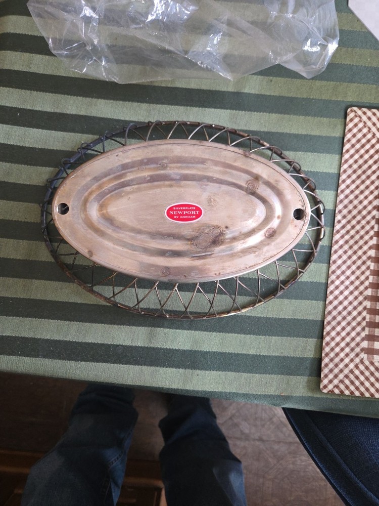 Silverplate Newport By Gorham Bread Bowl