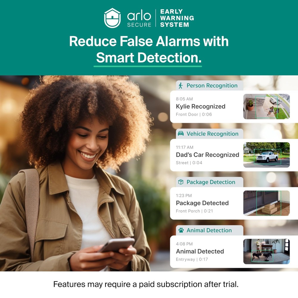 Arlo Essential Security Camera Wireless Outdoor 2K (3rd Gen, 2025 Release) - ...