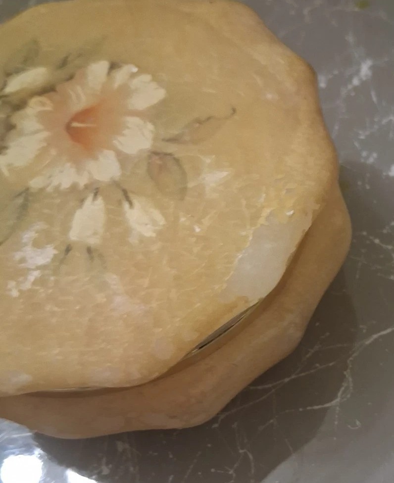 Alabaster Stone Trinket Box