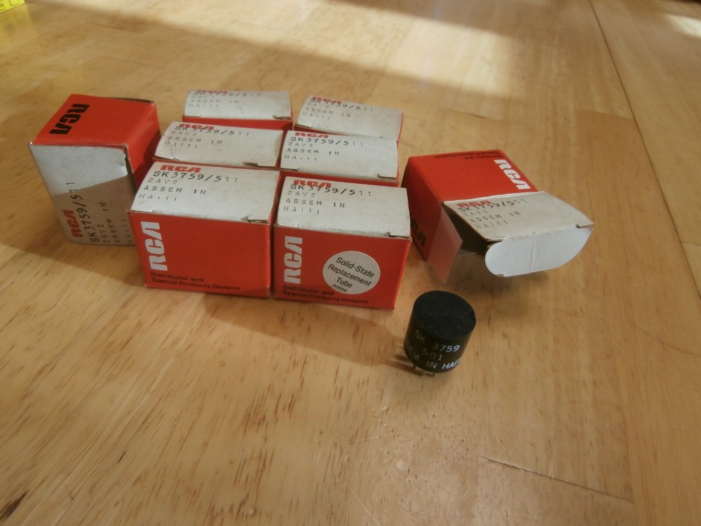 SK3759/ECG511 2AV2 SOLID STATE REPLACEMENT TUBE,NOS/NIB