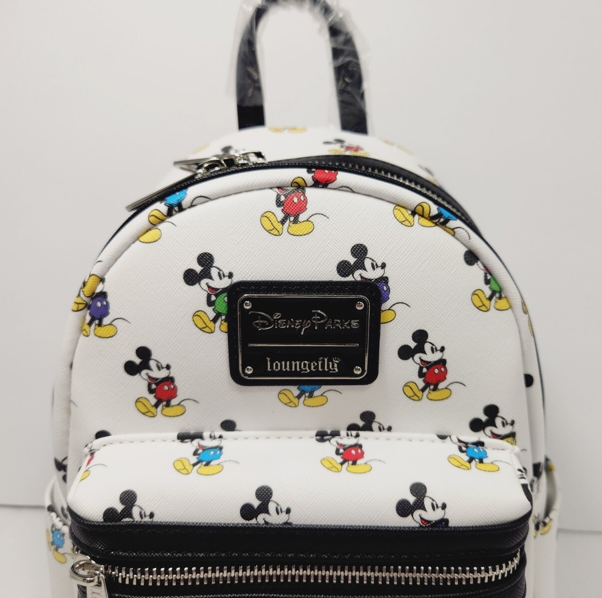 Disney Parks Loungefly Mickey Mouse All Over Mini Backpack NEW NWT FREE SHIPPING