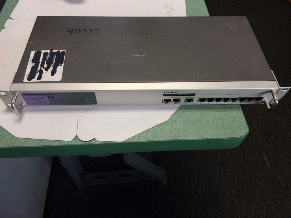 KINGSTON KNS208/R ETHERX SWITCH 10 PORT PRO-SERIES 19 RACK MOUNTABLE,EJ