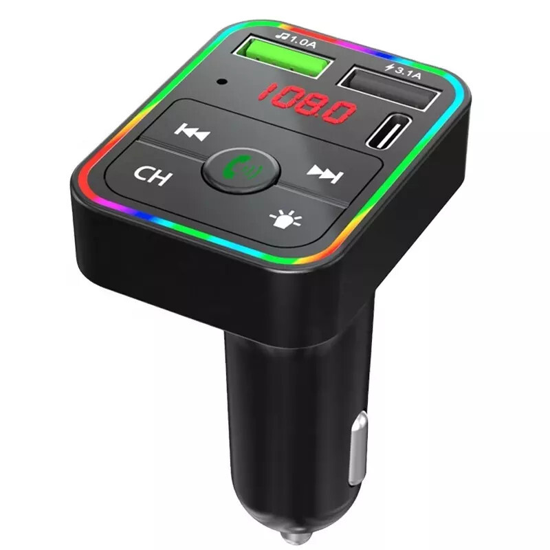 In Car Bluetooth FM Transmitter Radio MP3 Wireless Adapter Car Kit 2 USB Charger