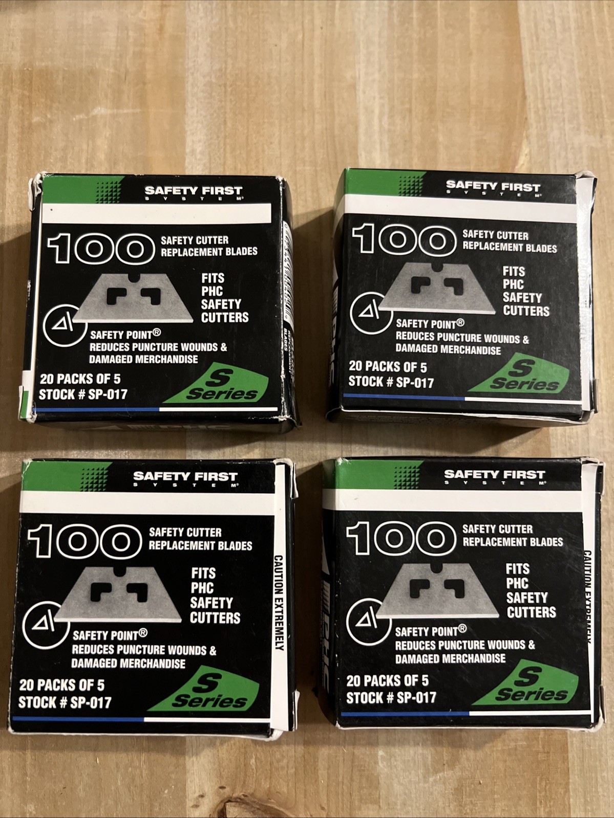 Pacific Handy Cutter SP017 Safety Point Blade for PHC Safety Cutters 4 boxes 100