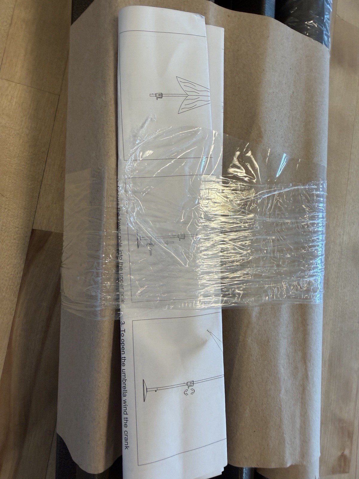 Pottery Barn 10' Rectangular Outdoor Umbrella Rustproof Aluminum Tilt Frame