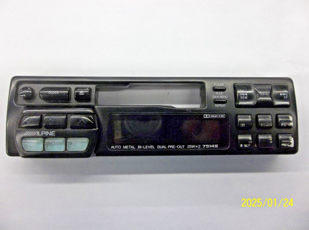 Alpine 7514S Faceplate Detachable Replacement Cassette