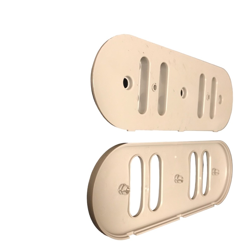 SIMPLE HUMAN Gray Plastic Wall Plate Bathroom Wall-Mount Face Plate