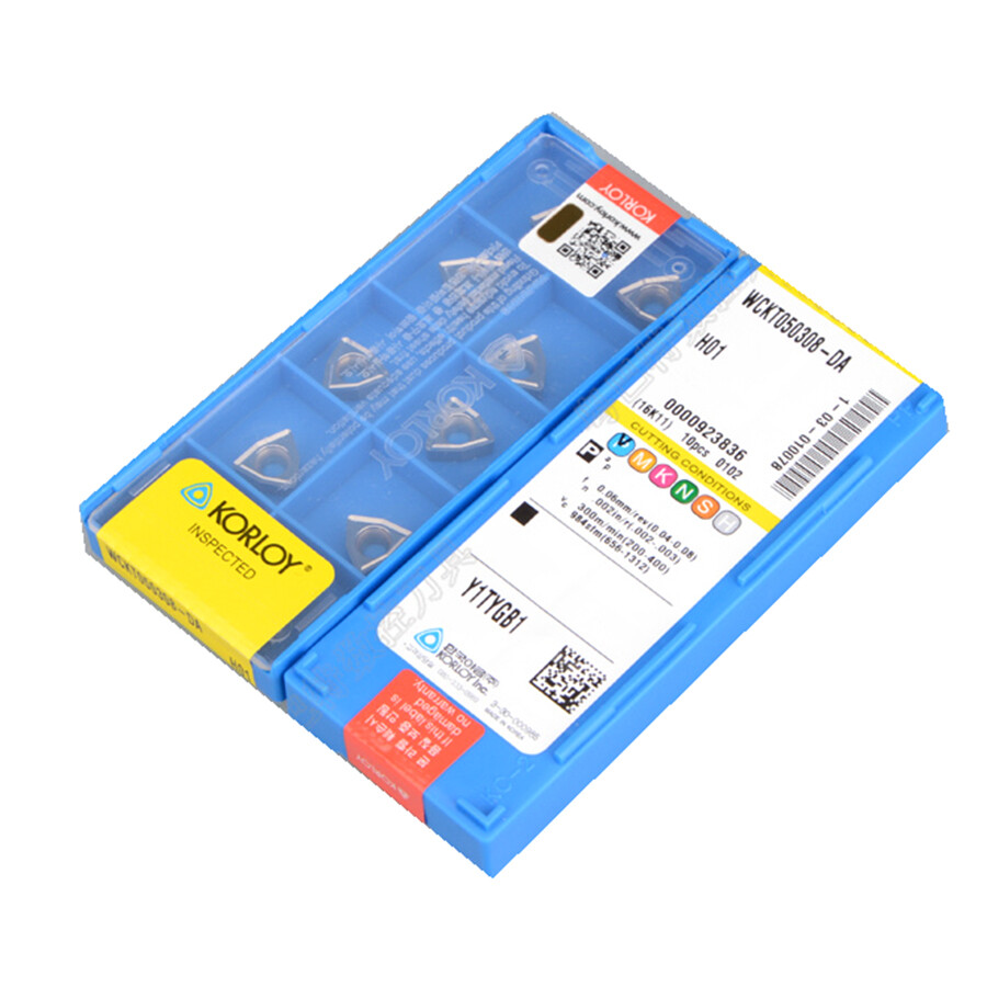 KORLOY WCKT050308-DA H01 Carbide Inserts CNC TOOL