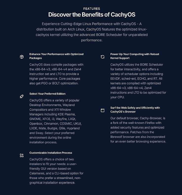 CachyOS Linux (Handheld Edition) Bootable USB - Arch Linux Based Distribution