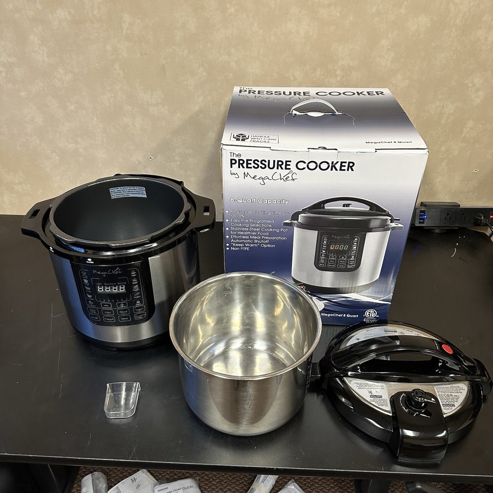 Megachef 8 Quart Digital Pressure Cooker with 13 Pre-set Multi Function Features