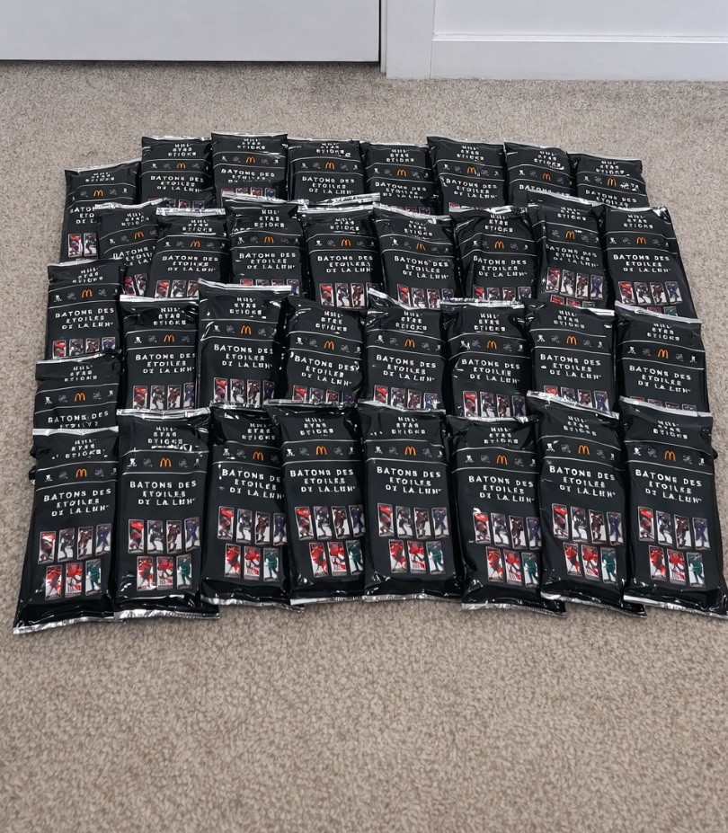 McDonald's NHL Star Sticks 2025-2026 Canada Exclusive 50 LOT Sealed