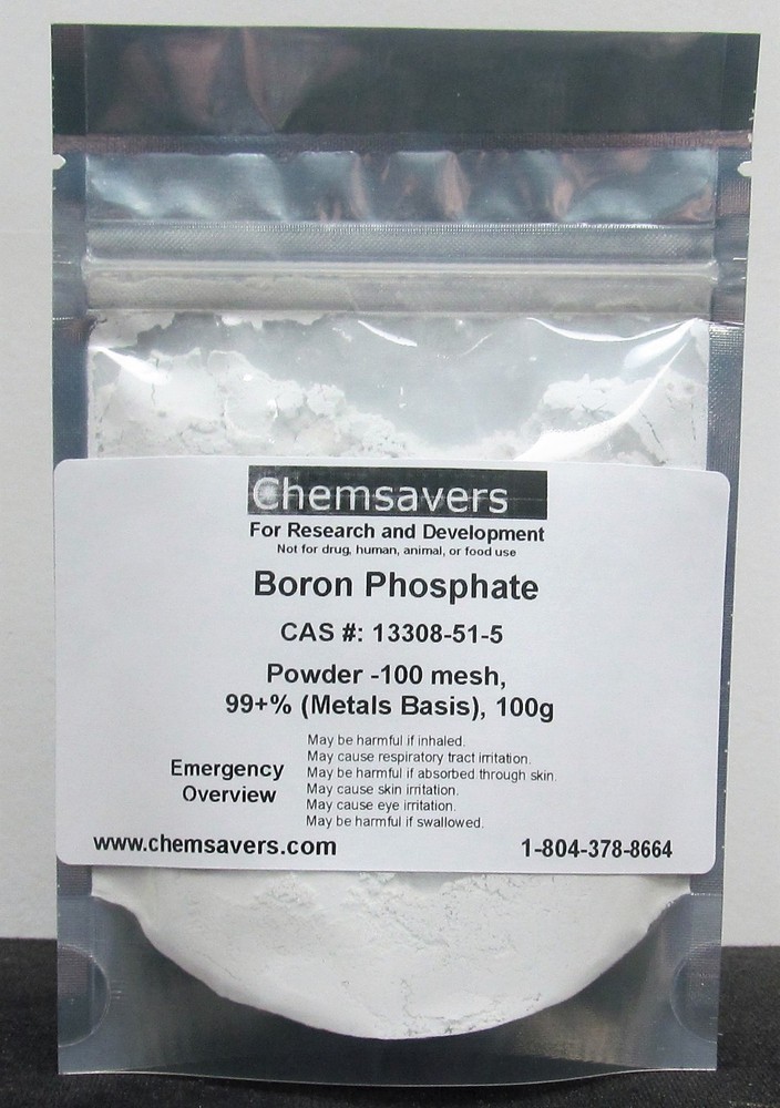 Boron Phosphate, Powder -100 mesh,  99+% (Metals Basis), 100g