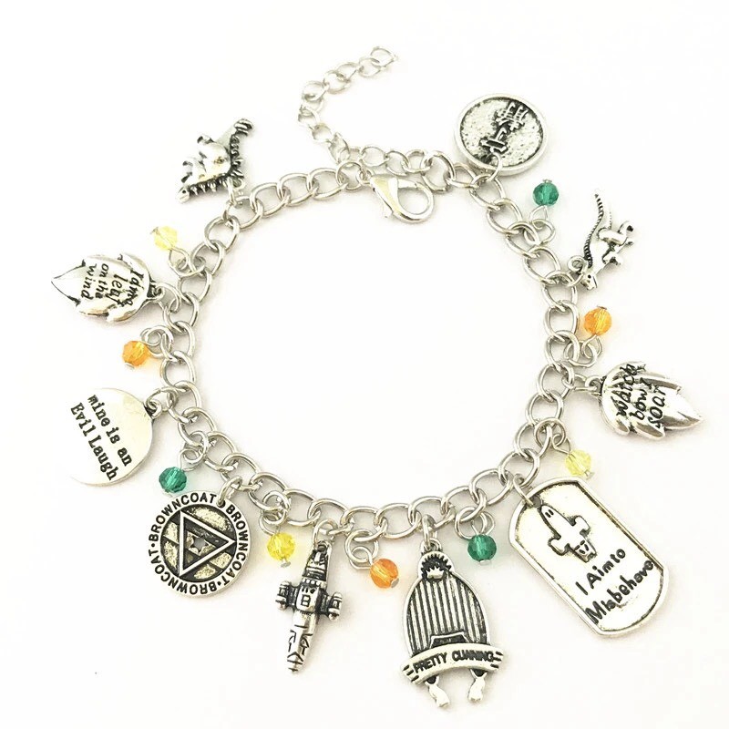 Firefly Themed Charm Bracelet
