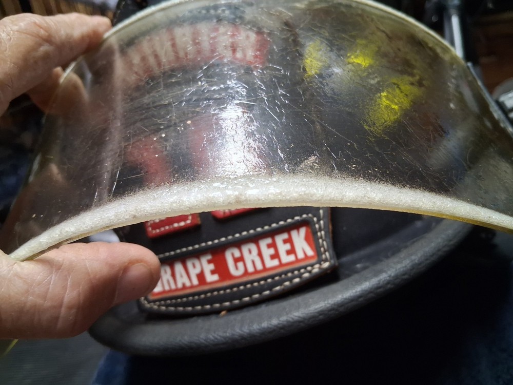 Fire-Dex 1910 Fireman Helmet VGC w/brass eagle