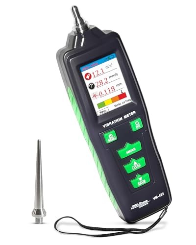 Digital Vibration Meter – VM-422 Industrial Vibrometer Vm-422 Built-in Sensor