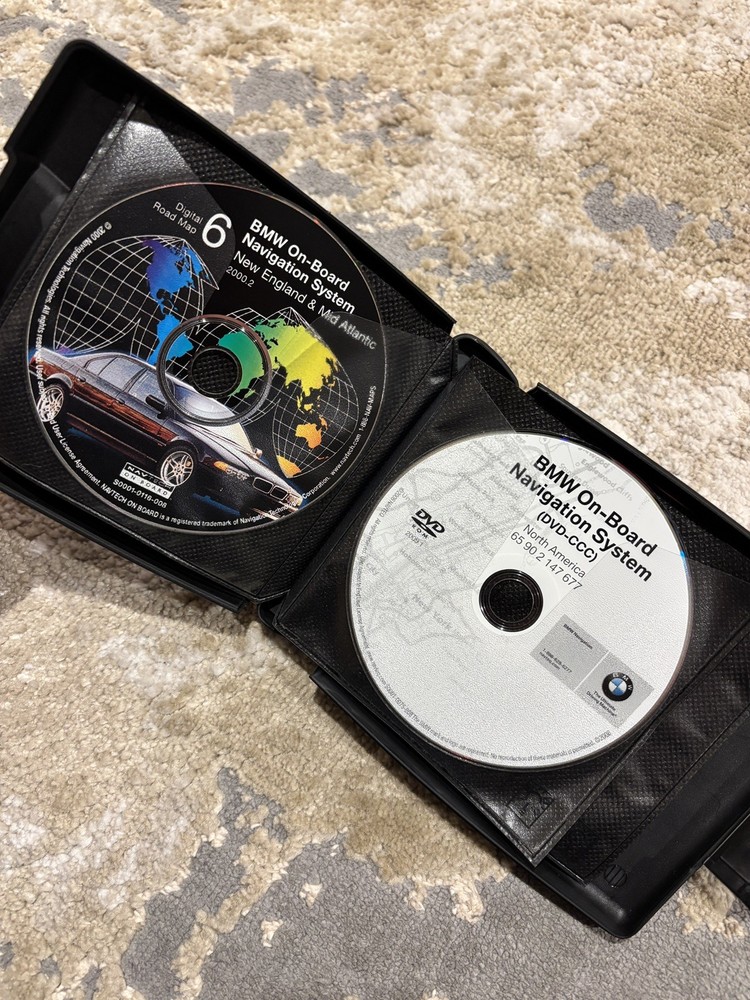 6 Disc BMW On-Board Navigation System CD DVD ROM Collection
