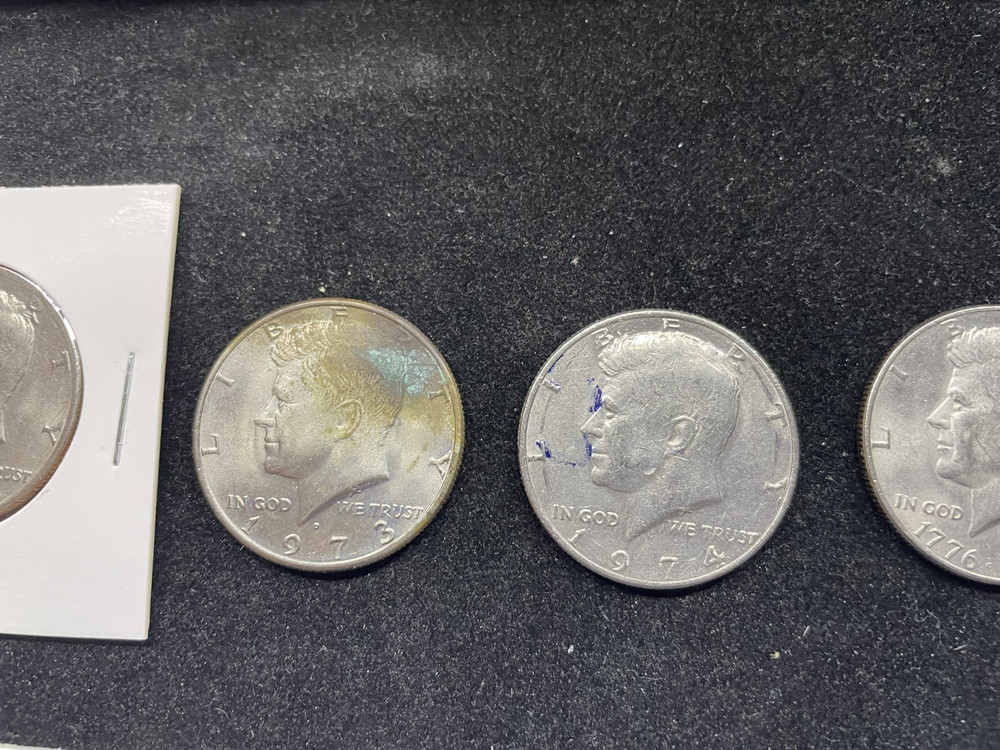 Kennedy half dollar lot / 11 different dates
