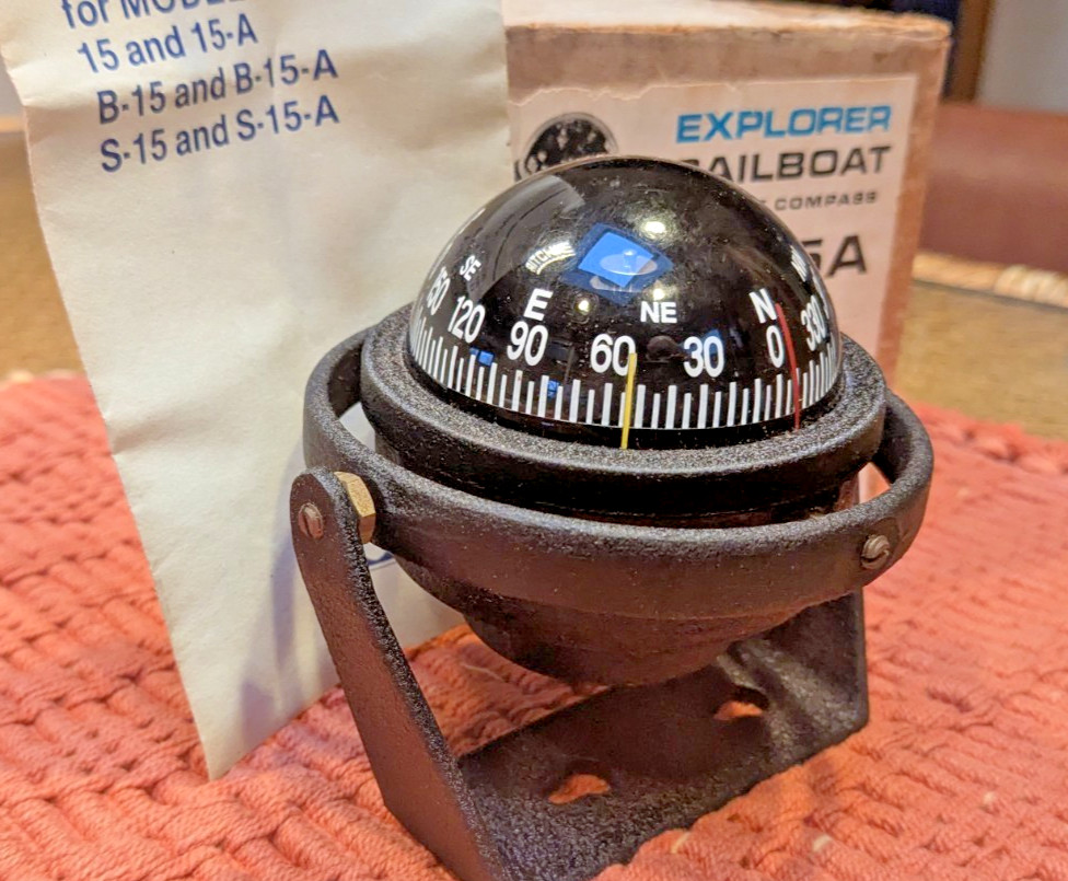 NOS RITCHIE EXPLORER SAILBOAT S15A COMPASS