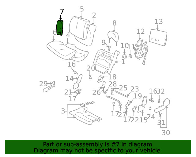 Genuine GM Armrest 88895725