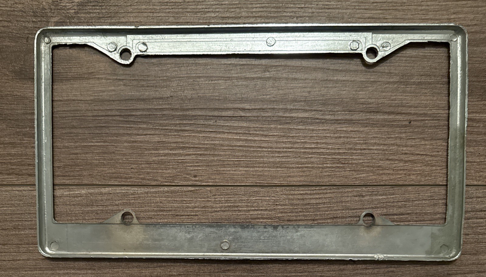 Vintage 1968 Chevrolet Camaro License Plate Frame Chevy Chrome And Blue