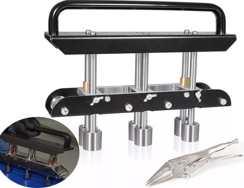 ER3 Three-Station Edge Roller Sheet Metal Edge Roller Bender,0-90° Bending Angle