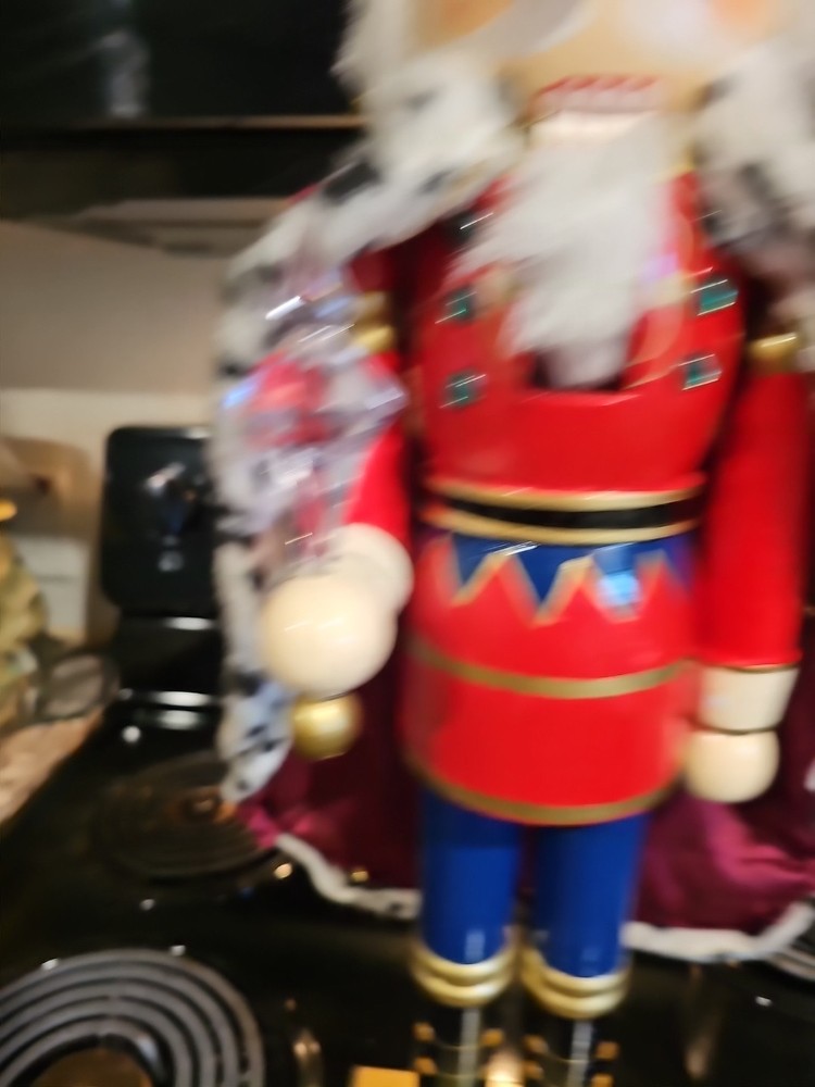 24 inch tall nutcracker With Cape.