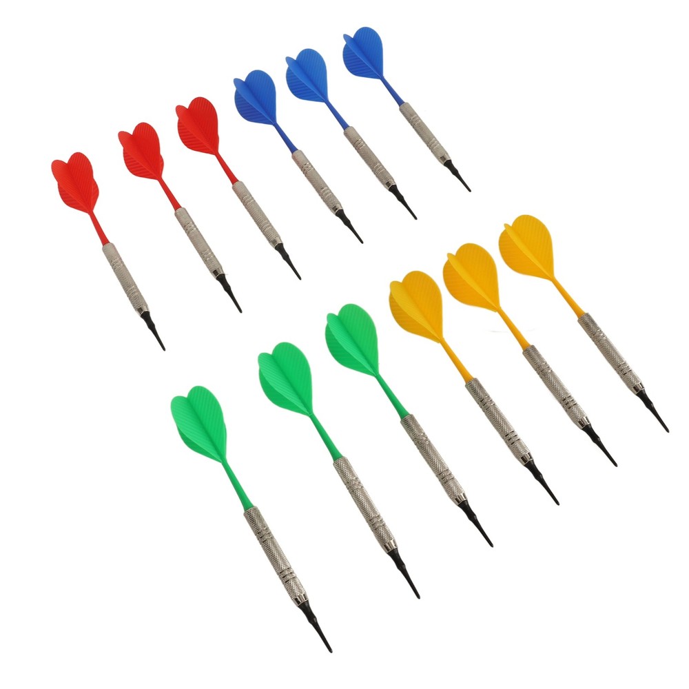 Plastic Soft Tip Darts For Electronic Dartboard Throwing Beginner MU