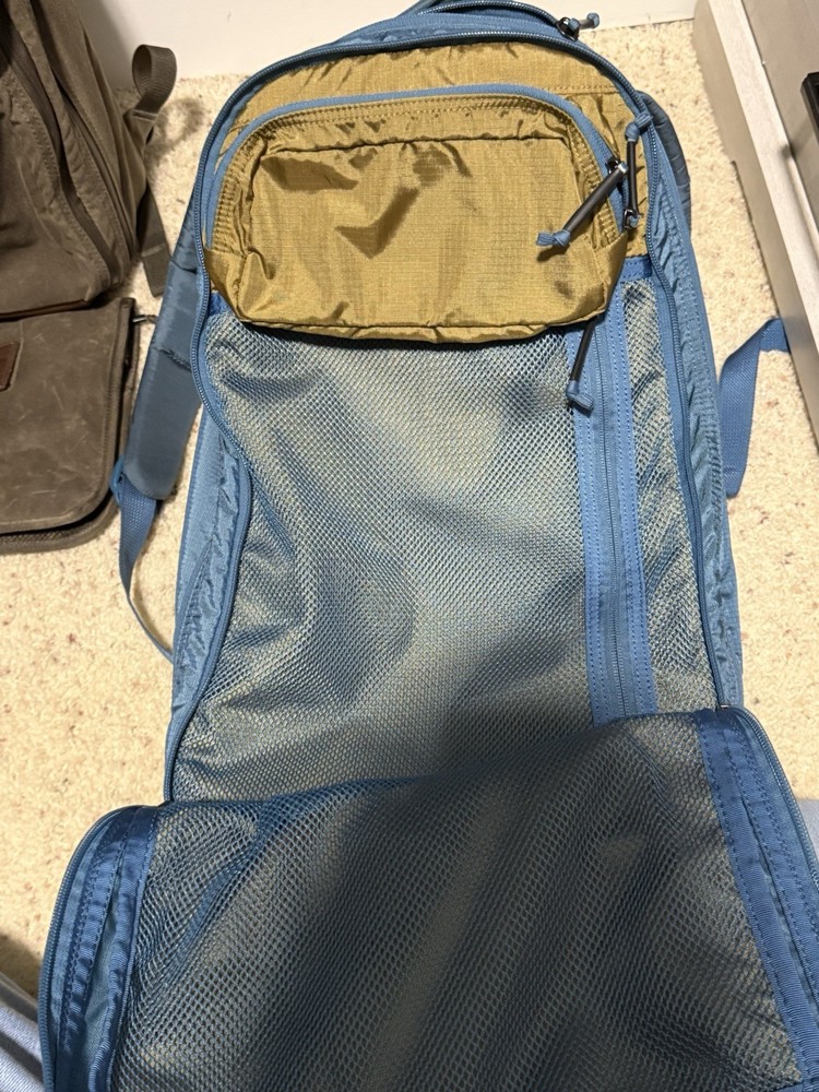 Goruck 18L Bullet Double Compartment (DC) Ripstop Robic backpack blue