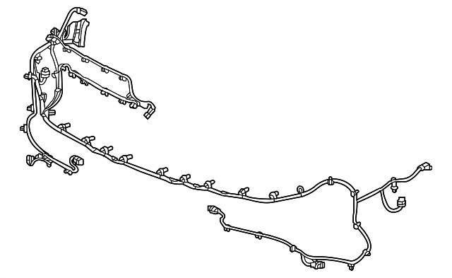 Genuine GM Front Object Alarm Sensor Wiring Harness 84813513