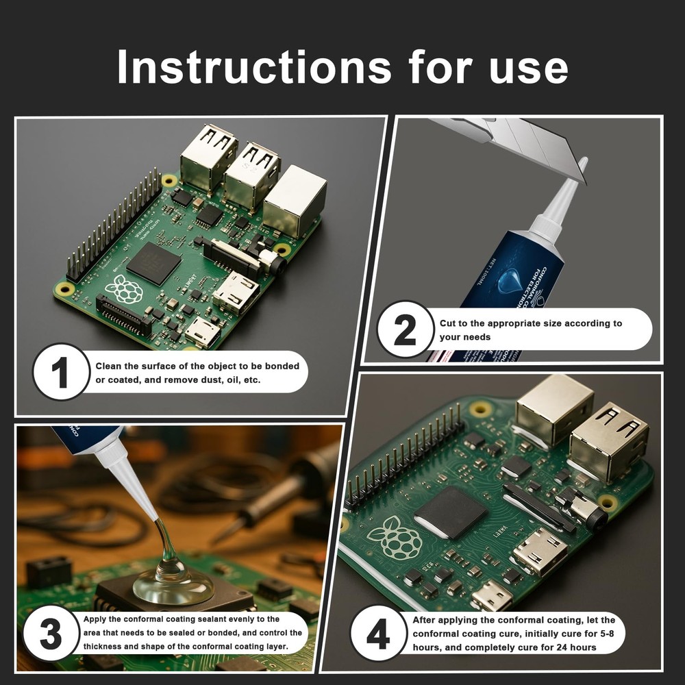 1DFAUL 100ml Conformal Coating for Electronics, Silicone Transparent