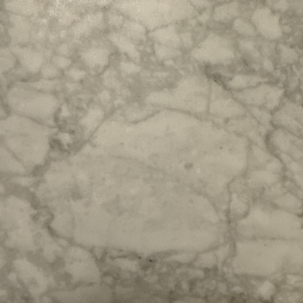Vintage Solid Replacement 24” Marble Table Top (Italy) White & Gray Veining