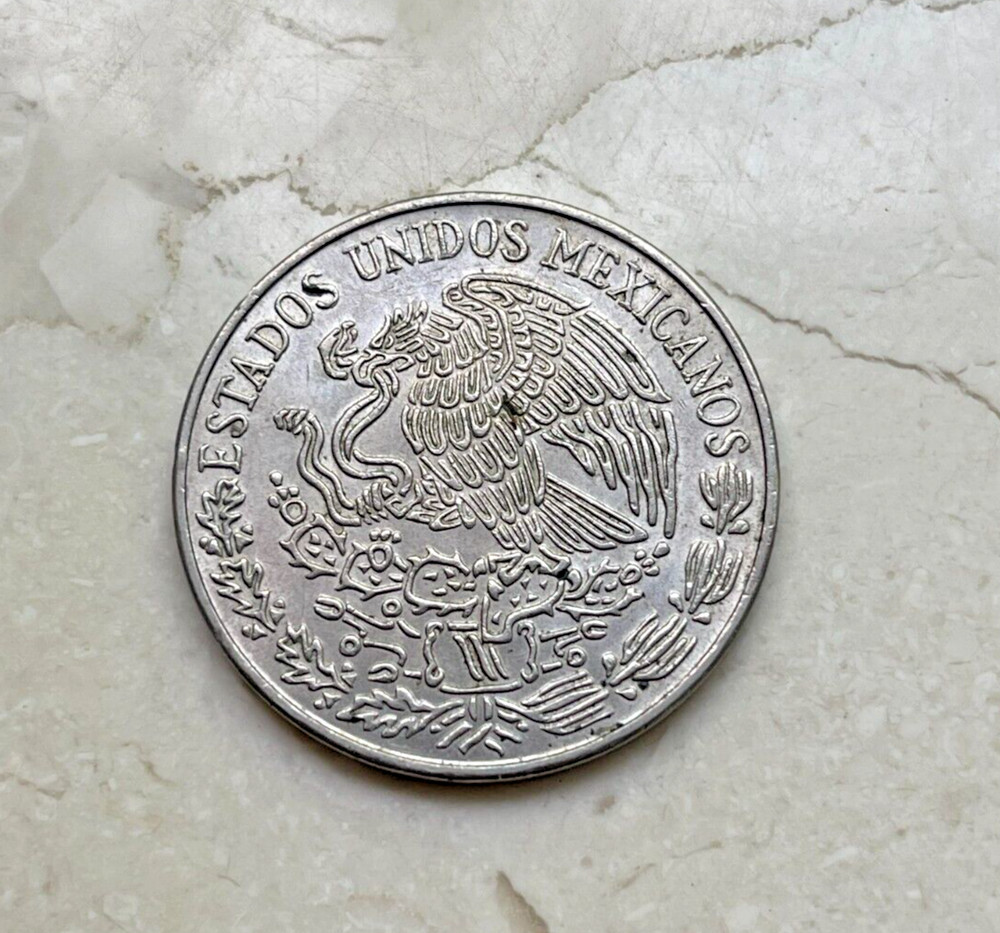1973 Mexico 5 Pesos bg