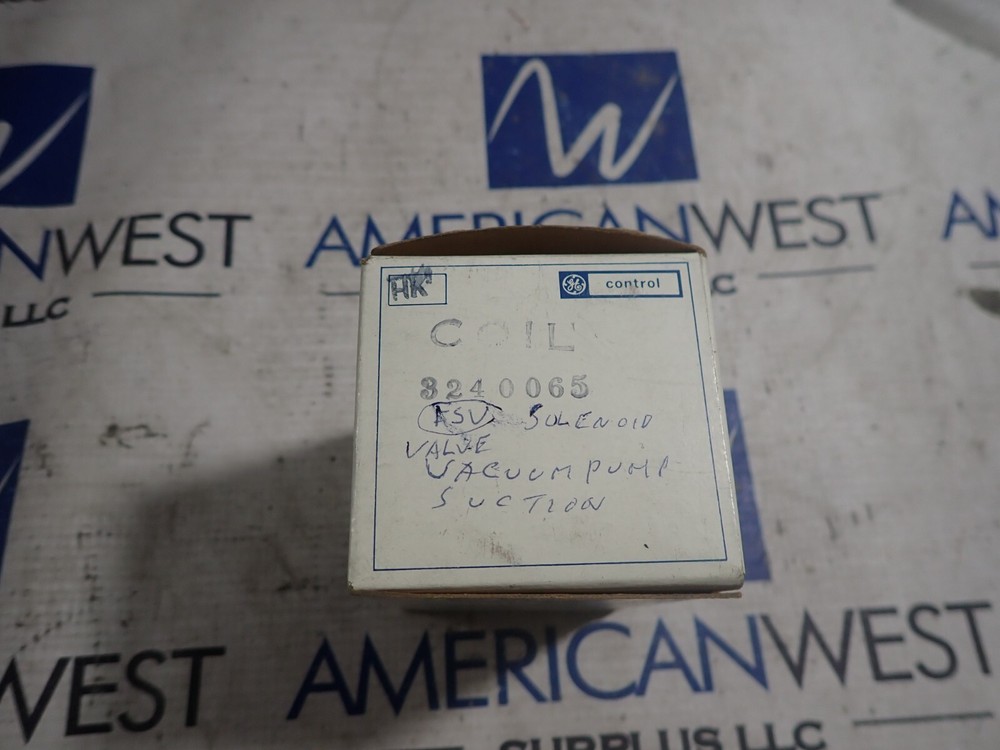 New GE Controls Coil 3240065