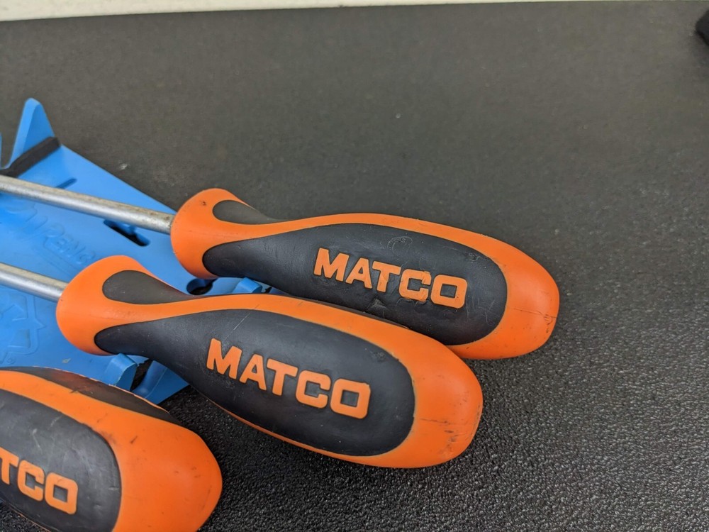 #bj306 Matco Tools 4 Piece Orange Screwdriver Set