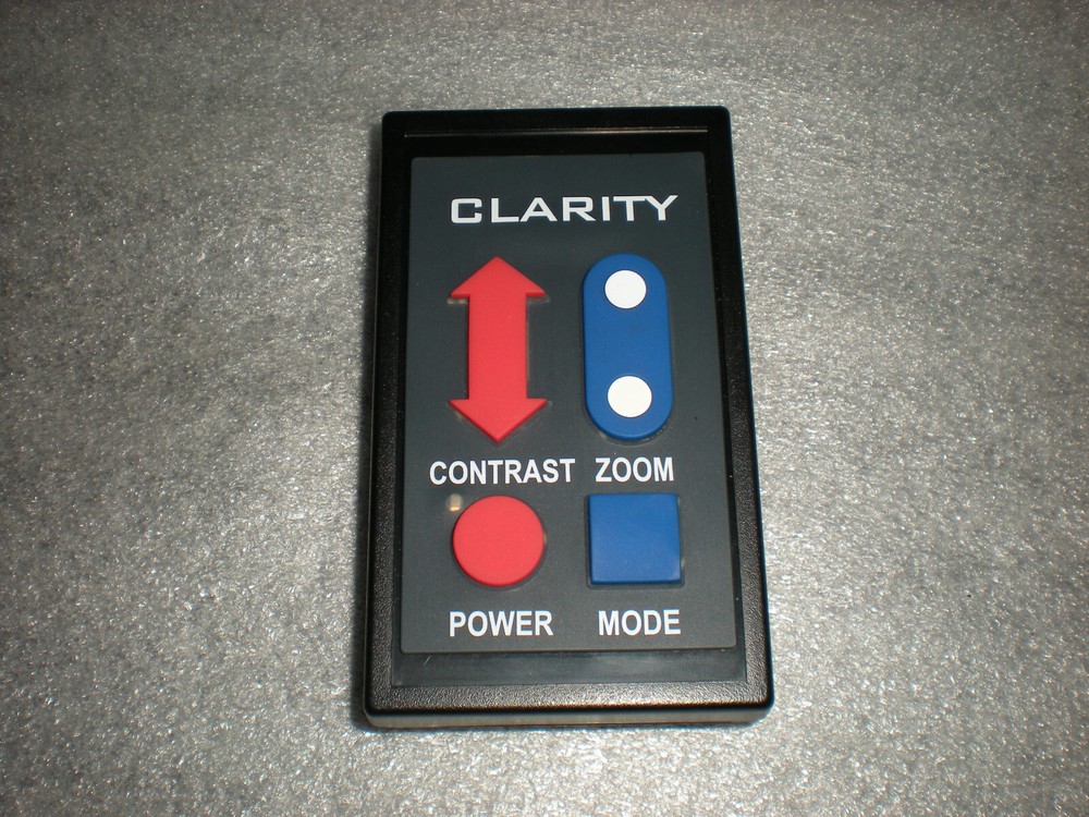 Clarity Remote Control Controller ONLY FOR AF PCMate Low Vision Video Magnifier