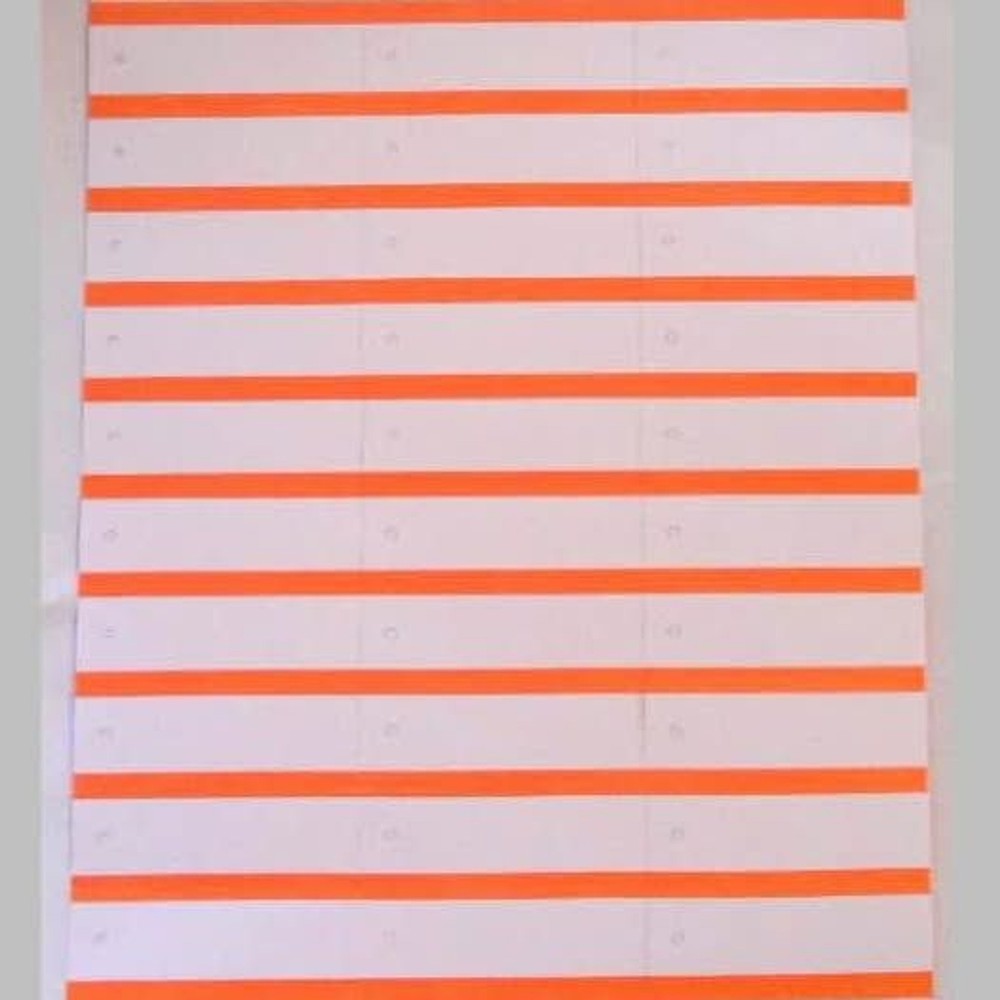 Inkjet tag sheets. consignment inventory ￼