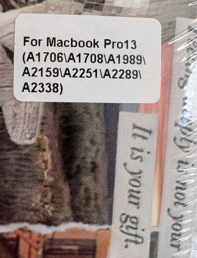 Thin Protective Covering Case Compatible with MacBook Pro 13