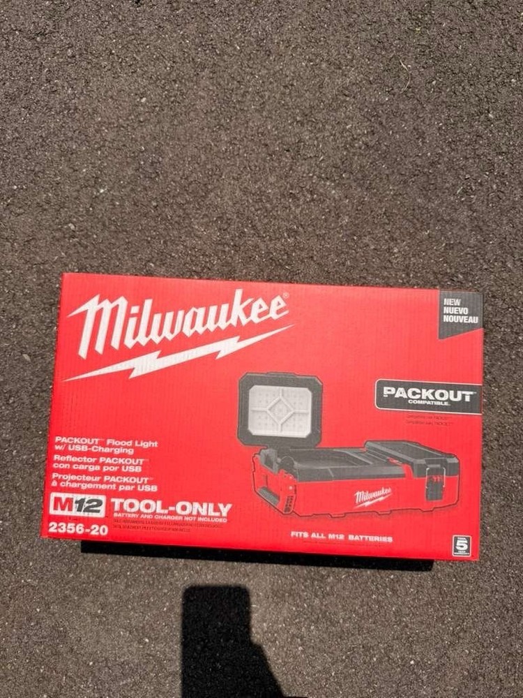 Milwaukee M12 Packout Flood Light - Red (2356-20)